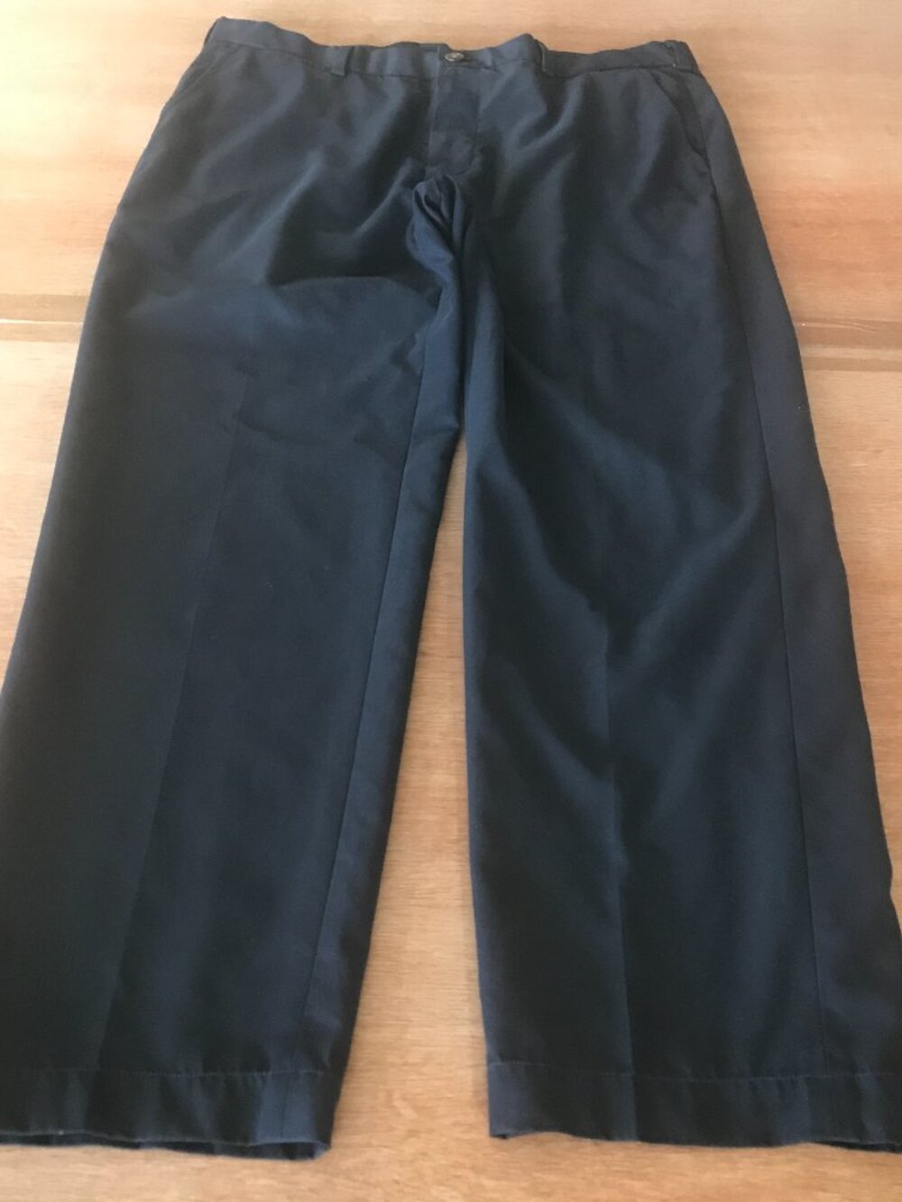 Brooks Brothers St Andrew Links Golf Pants Men 36x27 Black Mid Rise Athleisure